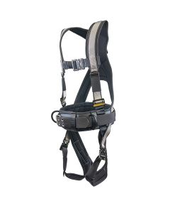 Super Anchor Safety - Harness - Deluxe Fully Body w/Tool Bag Combo - Silver - Large