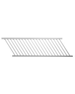 TimberTech - Impression Rail Express Universal - Stair Panel - w/37* Bracket - White - 36"x8'