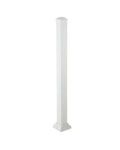 TimberTech - Impression Rail Express - Post Kit w/Cap & Skirt - White - 3"x3"- 43.5"