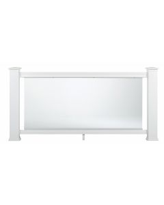 TimberTech - Impression Rail Express - Glass Panel Bracket Kit - White - 6'
