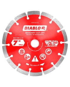 Diablo - Masonry Cut-Off Disc - Diamond Segmented - 7"