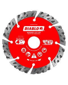 Diablo - Masonry Turbo Cut-Off Disc - Diamond Segmented - 4-1/2"