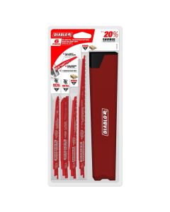 Diablo - Steel & Demo Demon™ - Bi-Metal & Wood - Recip Blade Set - 6pk 