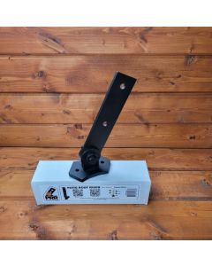 Patio Roof Riser - Post Mount - Cannon Black