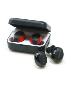 Plugfones - Sovereign™ Duo - Bluetooth Earphones - Noise Isolating  - Black/Red - 2pk