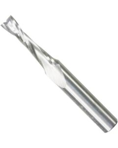 Diablo - Router Bit - 1/4" Shank - Up Spiral Bit 2-Flute - 1/4" Diameter by 1" (Solid Carbide)