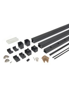 Trex Signature® - Handrail Kit - Horizontal Rods - 6'x36" - Charcoal Black Frame/Black Rods