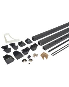 Trex Signature® - Handrail Kit - Stair Rods - 6'x36" - Charcoal Black Frame/Black Rods