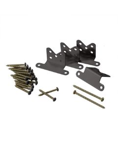 TimberTech - RadianceRail Express - Hardware Mounting Kit - 4 Brackets w/screws - Black