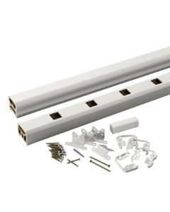 TimberTech - RadianceRail Express - Rail Pack for Sq Comp Baluster - White - 6'