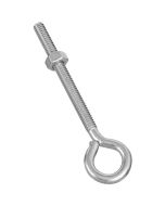 NH - Eye Bolt w/Hex Nut - Zinc - .25x4 (1/4x4")