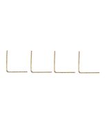 NH - Corner Brace - Brass - 1.5x.625 - 4ct